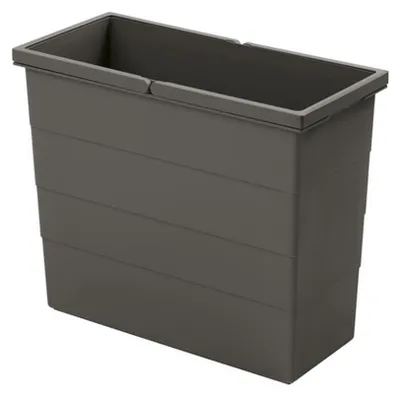 Produktbild von Hailo 21 Liter Inneneimer 1129669 dunkelgrau 414 x 192 x 350 mm