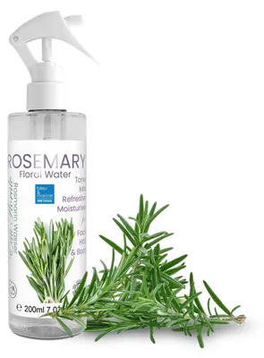 Immagine prodotto di Idrolato di rosmarino puro al 100% - 200 ml