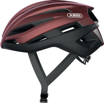 Immagine prodotto di Casco da bici da strada ABUS StormChaser - Casco da bici leggero e confortevole per il ciclismo professionale per uomini e donne - rosso scuro, taglia L (59-61 cm?)