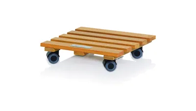 Obrázok produktu pre Podložka LECHUZA Natural Wood 28 štvorcová z eukalyptového dreva | 28 x 28 x 7 cm | 16780