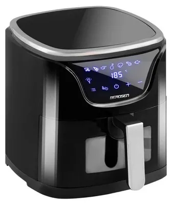 Obrázek produktu pro Berdsen BD-652 Horkovzdušná fritéza 5 l, 1500 W, černo-stříbrná