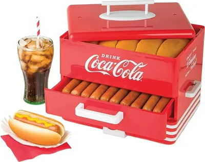 Image de Salco SHD-80CC, Chauffe-saucisses à vapeur, rouge, blanc, 600 W, 220 - 240 V, 50 Hz, 324 mm