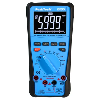 Image de Multimètre numérique PeakTech ''P2030'', 6000 points, 1000V, True RMS, LCD Anzeige
