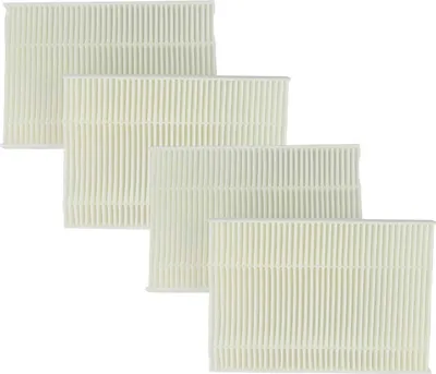 Produktbild von vhbw 4x Pollenfilter kompatibel mit Siemens Siwatherm TXL2501 WTXL2501FG/07, TXL2501 WTXL2501FF/07, TXL2501 WTXL2501/07 Wäschetrockner