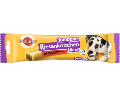 Produktbild von PEDIGREE® JUMBONE™ Riesenknochen Beutel Maxi mit Rind und Geflügel 1 Stück