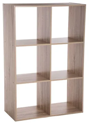 Produktbild von Regal mit 6 fächern "mix n modul" naturholzeffekt - 5 five simply smart