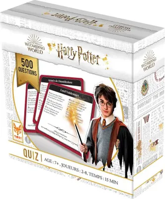 Zdjęcie produktu dla Gra karciana Harry Potter Quiz 500 pytań *wersja francuska*