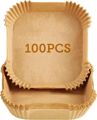 Image de Kit de 100 doublures en papier pour friteuse à air Cosori