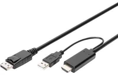 Obrázek produktu pro Kabel adaptéru DIGITUS 4K HDMI - HDMI na DisplayPort