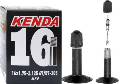Image de Kenda 12 - 29 pouces Chambre à air vélo Chambre à air vélo AV DV FV Valve auto Schrader Valve française Sclaverand Dunlop chambre à air universelle