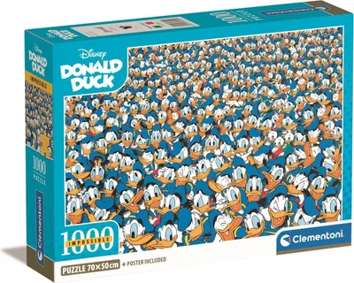 Immagine prodotto di Puzzle 1000 pezzi Paperino Impossibile Clementoni 39799