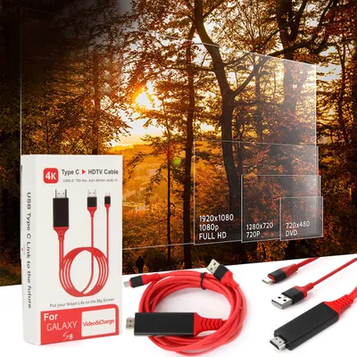 Produktbild von 4K USB 3.1 Type C USB C zu auf HDMI HDTV Kabel Adapter für Android HUAWEI Samsung MacBook