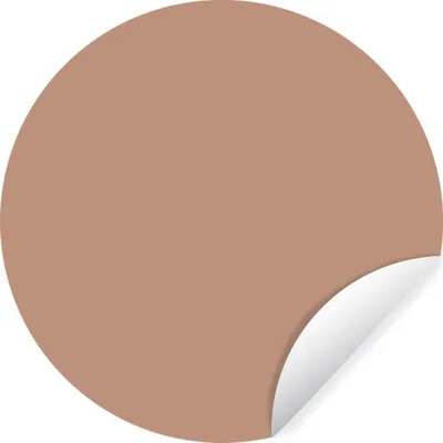 Produktbild von MuchoWow® Runde Wandtattoo - Wandsticker Tapete Aufkleber Beige - Farbe - Rosa Ø 100 cm Selbstklebend und Repositionierbar - Wandaufkleber - Kreis - Tapetenkreis - Wandbild rund - Schlafzimmerdekoration - Wanddeko - runde Tapete - Kunst für zu Hause