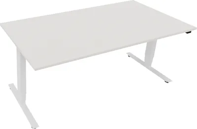 Produktbild von Sitz-/Stehtisch T-Kufe klappbar B1800xT900xH625-1285 ws/Weiß