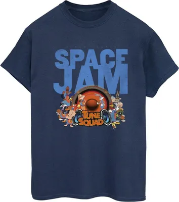 Produktbild von Space Jam: A New Legacy - "Tune Squad" T-Shirt für Damen BI51283 (3XL) (Marineblau)