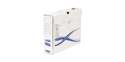 Image de Fellowes 4460102 Fellowes Archivschachtel A4+ B:80mm  weiß/blau        25PK