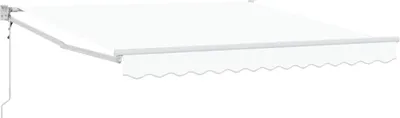 Immagine prodotto di Tenda Retrattile Bianco 350 x 250 cm Poliestere e Alluminio