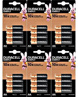 Produktbild von Duracell Batteries Basic AA/LR6 Blister of 24 pieces