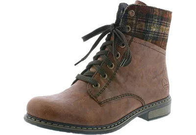 Produktbild von Rieker Damen Stiefeletten Schnürboots Reißverschluss 71241-24, Größe:40 EU, Farbe:Braun