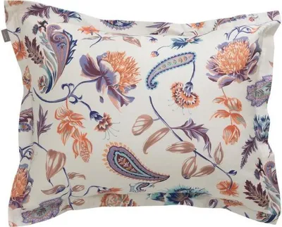 Produktbild von GANT JACOBEAN FLORAL Kissenhülle einzeln 80x80cm Farbe WHITE SAND