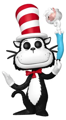 Imagen del producto de Figura Pop de vinilo del Gato Ensombrerado, 9 cm. Artículo de colección