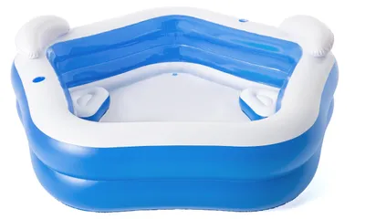 Obrázek produktu pro Nafukovací bazén se sedátky a opěrkami hlavy, rozměry 213 x 206 cm, Bestway 54153