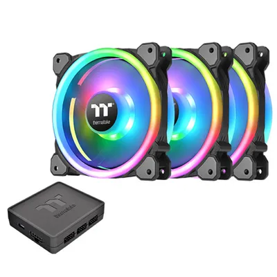 Produktbild von Thermaltake Riing Trio 14 RGB TT Premium Edition, Ventilator, Schwarz, Grau, 3 Lüfter, 14 cm, Universal, 40000 h