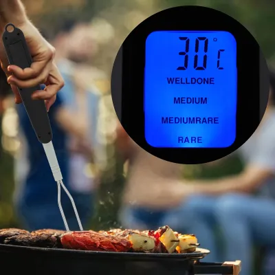 Produktbild von Fleischthermometer,BBQ-Thermometer,Doppelfühler-Thermometer,Doppelgabel-Thermometer,Kochgabel-Thermometer