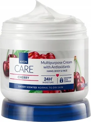 Image de AVON Cherry Crème 3 en 1 aux antioxydants pour le visage, les mains et le corps 400 ml