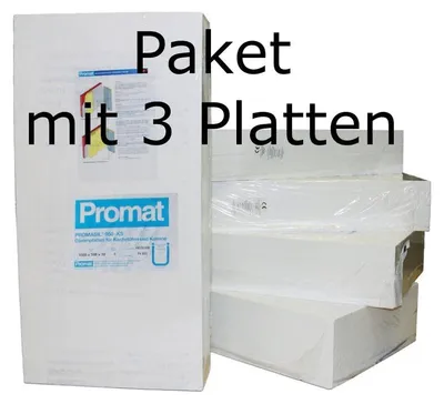 Produktbild von Promat PROMASIL 950-KS 60mm 3x Wärmedämmplatten Brandschutz A1 DIN 4102
