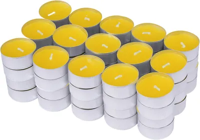 Productafbeelding van Verpakking met 60 geurende theelichtjes - Brandduur 4 uur - Ideaal voor aromatherapie - Decoratie en ontspanning