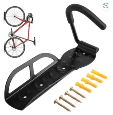 Zdjęcie produktu dla Wieszak ścienny na rower hak uchwyt rowerowy kołki