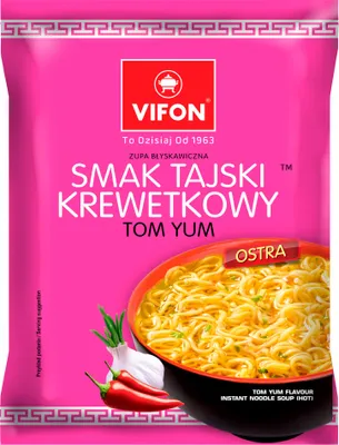 Obrázok produktu pre Vifon Tom Yum instantná polievka s príchuťou thajských kreviet 70 G