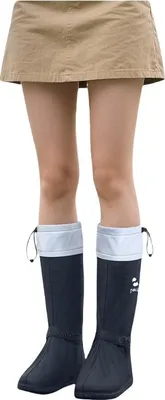 Produktbild von INF Wasserdichte Schuhüberzieher mit hohem Schaft - Ideal für Outdoor Aktivitäten Schwarz M