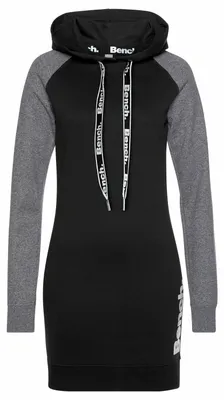 Produktbild von Bench Sweatkleid anthrazit-schwarz Größe 36/38