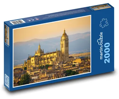 Zdjęcie produktu dla Puzzle 2000 Katedra w Segowii, Hiszpania - martinpuzzle