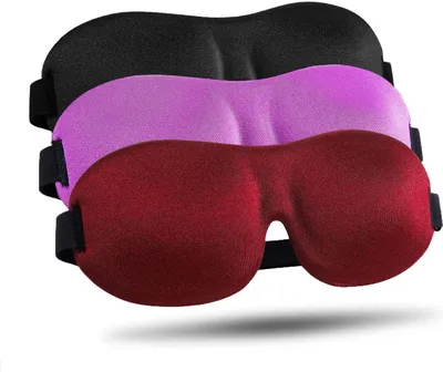 Produktbild von Ultradünne Schlafmaske, Schlafmaske für Seitenschläfer Verdunklungs