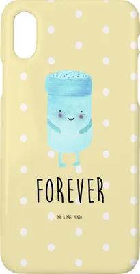 Produktbild von Mr. & Mrs. Panda Iphone 10 Handyhülle Beste Freunde Salz - Gelb Pastell - Geschenk, Handy, Cover, X, Fehlende Keywords, Hülle, Lustige Sprüche