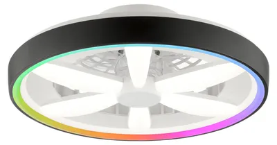 Zdjęcie produktu dla Lampa sufitowa LED BRILLIANT Gaiano, z wentylatorem, 48 W, Ø 48 cm