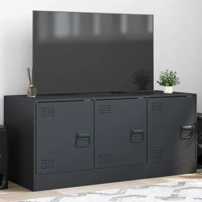 Produktbild von Möbel TV-Schrank Anthrazit 99x39x44 cm Stahl  - TV-Schränke 841645