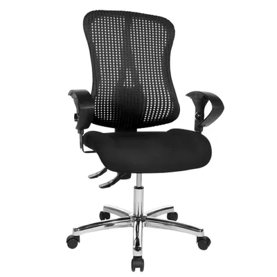 Produktbild von Topstar Bürostuhl Sitness® 90 schwarz, chrom Stoff