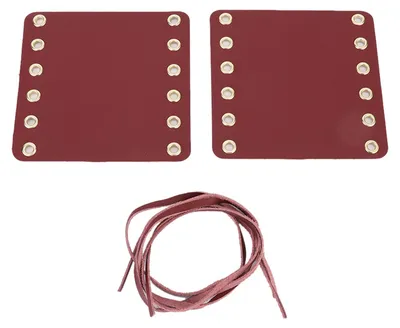 Produktbild von Motorrad-Leder-Lenker-Handgriffabdeckungen, Modifikationszubehör (rot)