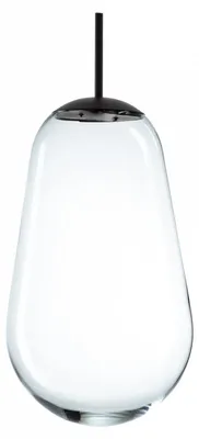 Obrázek produktu pro Stínidlo pro závěsnou lampu z černého skla ve tvaru hrušky 51,5 cm Nowodvorski PEAR