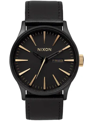 Produktbild von Nixon Sentry Leather A105-1041 Herrenarmbanduhr Design Highlight