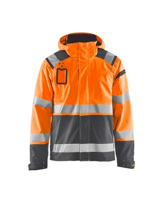 Produktbild von Blakläder® High Vis Shell Jacke High Vis 4987 1987 in div. Farben, Farbe:high vis orange/mittelgrau, Größe:XS
