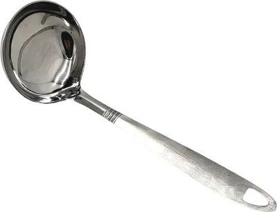 Image de Louche en acier inoxydable 21,5cm Louche à soupe Cuillère à sauce Accessoires de cuisine