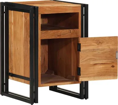 Immagine prodotto di Comodino 40x40x59 cm in Legno Massello di Acacia
