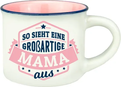 Produktbild von Persönliche Espressotasse Mokkatasse - Mama