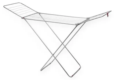 Image de Séchoir à linge en acier 180 x 55 x H 90 cm, longueur de séchage : 18 m