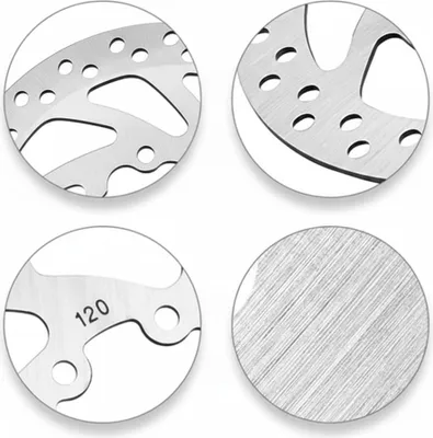 Produktbild von Bremsscheibe 120mm für Xiaomi Mi Pro 2 & M365 Pro | 5-Loch Edelstahl Silber